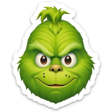 Grinch sticker
