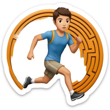 laberinto maze runner sticker