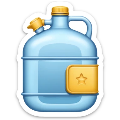 old water canteen sticker