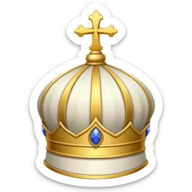 Make me a archbishop mitre I want a catholic mitre don’T put a human just the hat  sticker