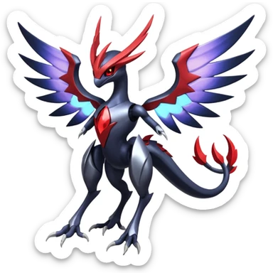 Yveltal-Bisharp-Darkrai-Genesect-Lunala-Vikavolt-fusion sticker