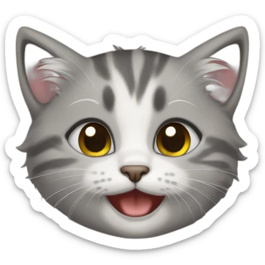 kitten sticker