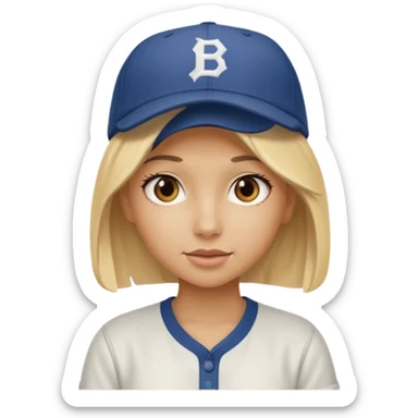 90s rap blonde girl  sticker