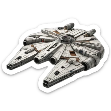 Millennium-Falcon sticker