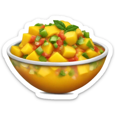 mango salsa sticker