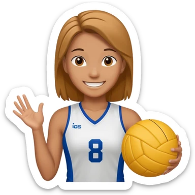 Volleyball Player sticker