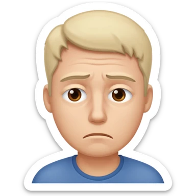 cansado del trabajo hombre sticker