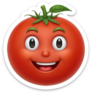 Bob the Tomato from VeggieTales sticker
