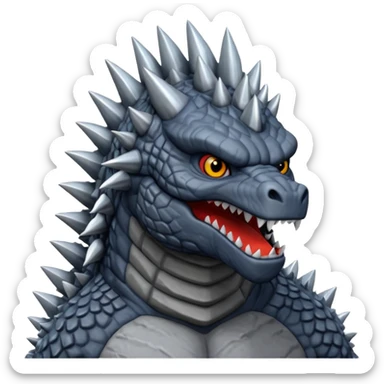 godzilla sticker