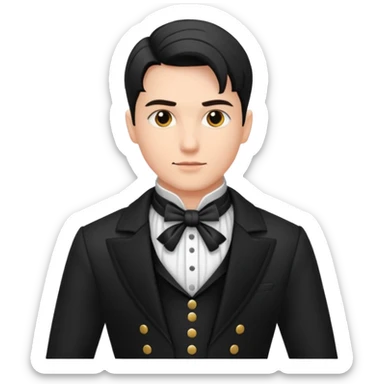 corset-blazer men sticker