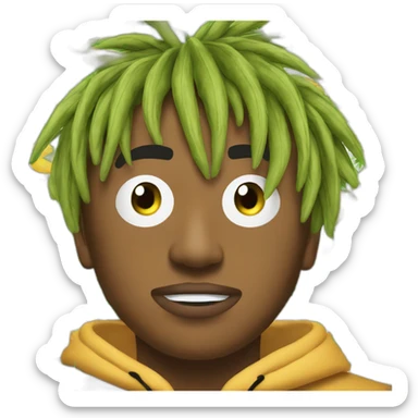 Juice wrld fumant du cannabis sticker