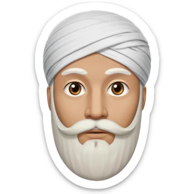 islamist in turban sticker