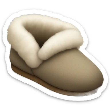 cozy slippers sticker