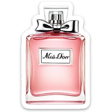 Miss dior perfume sticker