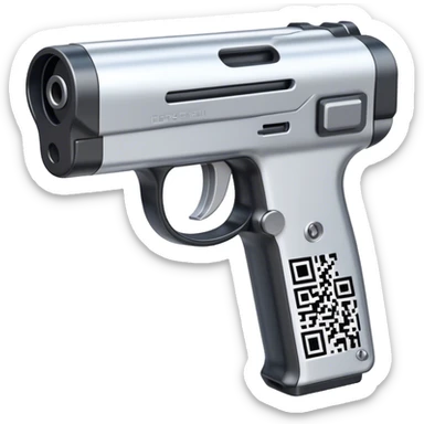 pistola lectora de qr sticker