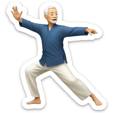 Senior tai chi sticker