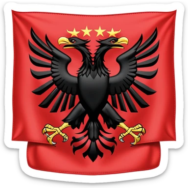 albania-flag sticker