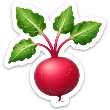radish UK plant sticker