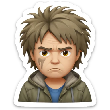 A person being stanky  sticker