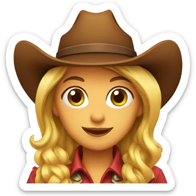 Cowgirl  sticker