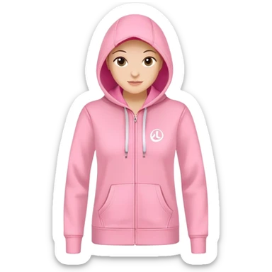 Pink lulu lemon hoodie  sticker