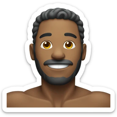 man swimming in water sticker