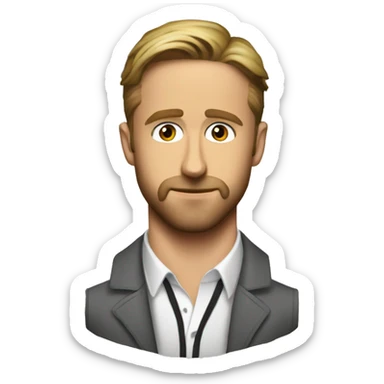 Generate a Ryan Gosling emoji sticker