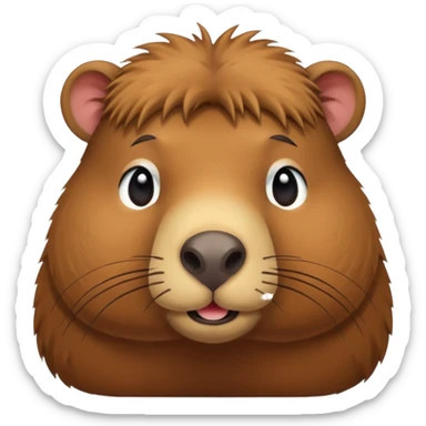 Capybara sticker