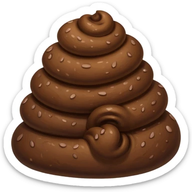 Poop surprise  sticker