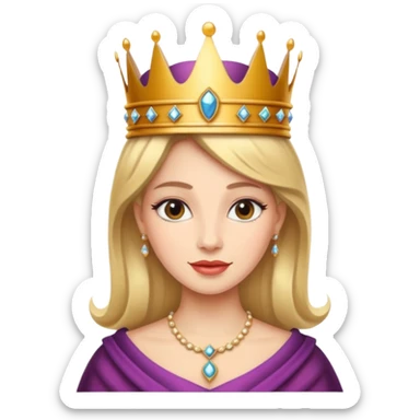 beautiful queen sticker