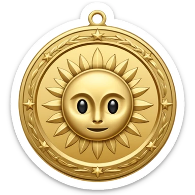 Medalla de la Adoración nocturna mexicana sticker