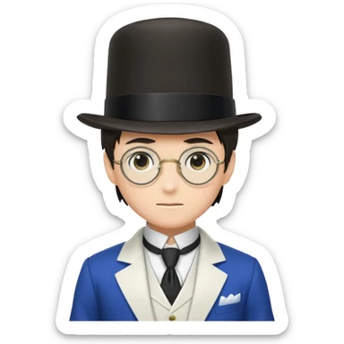 kaito kid in conan sticker