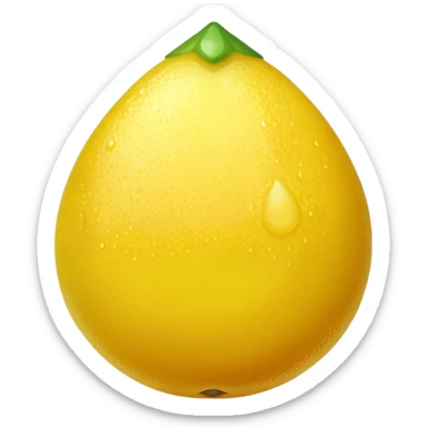lemon juice sticker