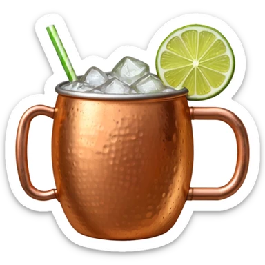 Moscow mule emoji sticker