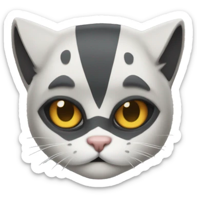 Phantom meowscles head sticker