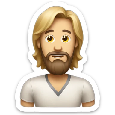 The dude playing bowling sticker