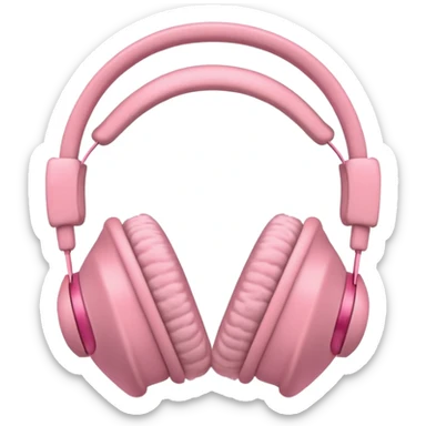 coquette emoji headphones only no girl sticker