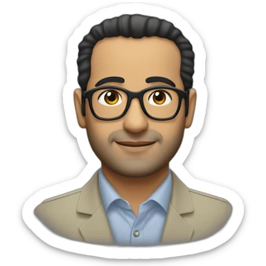 Amr Adeeb Egyptian journalist  sticker