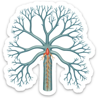Anatomical nervios sticker