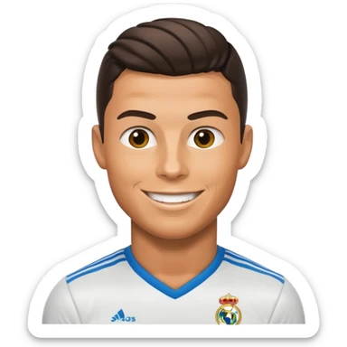 Cristiano Ronaldo football emojis sticker