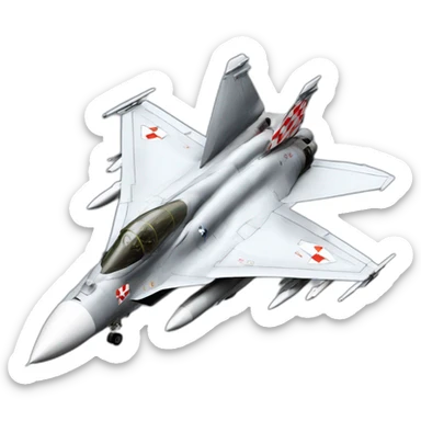 croatian fighter jet sticker