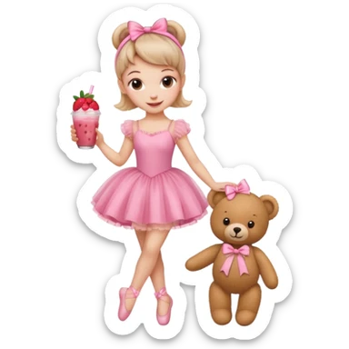 🐾🧋🩰🍓🧸 sticker