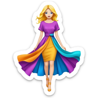fashion designing  sticker