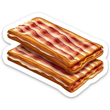 packaged bacon sticker