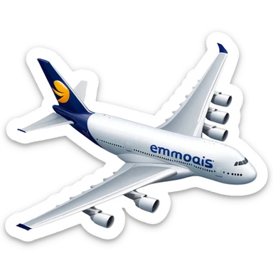 A Airbus A380-800 sticker