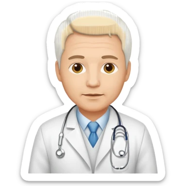 male obstetrician middle age sticker