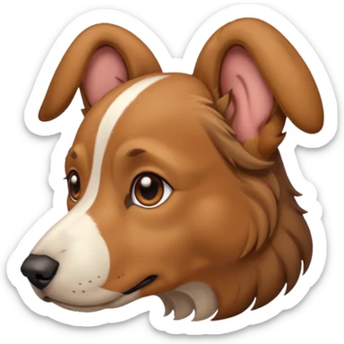 Please make it a side profile so it looks like this: 🐕 sticker