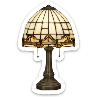 Tiffany lamp sticker