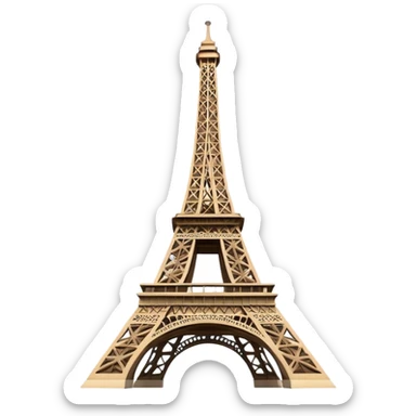 Eiffel tower sticker