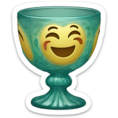 Venetian glass goblet  sticker